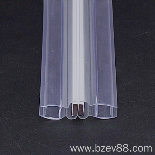 Shower room glass pvc Weather seal Strip